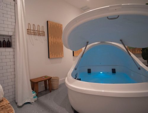 We tried Floating in a sensory deprivation pod and got some killer content to post and de-stressed.