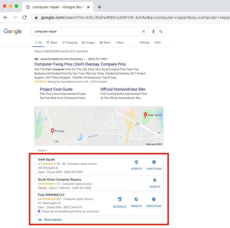 how-to-use-google-my-business-3-pack-rank-geek-squad-1