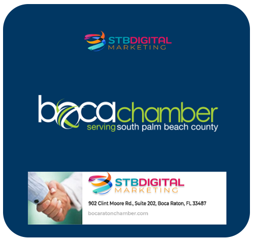 Image of Boca Chamber of Commerce Partnership with Simply The Best Digital
